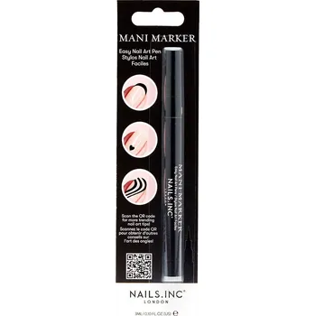 Nails Inc. Mani Marker Black pero na nehty 14 ml
