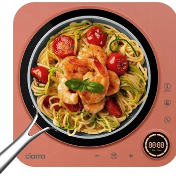 Varná deska CIARRA CBTIH1A-O Přenosná indukční varná deska 2000W – oranžová