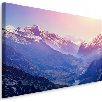 Obraz Obraz na plátně do obýváku krajina hory zima 40x30