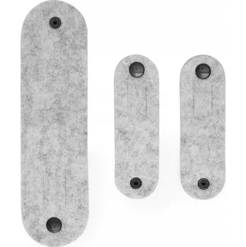 Bezpečnostní kamera Filcové organizéry na kabely - Kamenná šedá