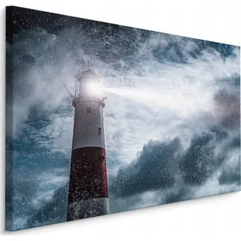 Obraz Obraz do obýváku maják moře sníh 40x30