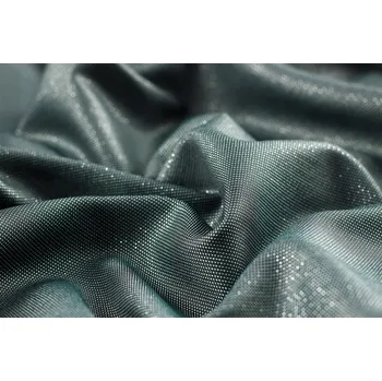 Prostěradlo Běžec na stůl odstíny zelené a stříbrná, 160 x 40 cm