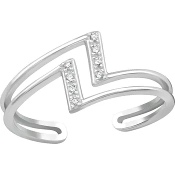 Prsten Prsten Flash stříbro 925 Velikost: 6 - 1,6 cm (EU 51 - 53) 2041/6