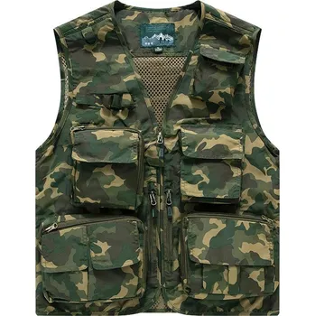 Pánská softshellová bunda Pánská vesta DIMU252 Barva: Khaki, Velikost: M