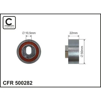Vratná/vodicí kladka, ozubený řemen CAFFARO 500282