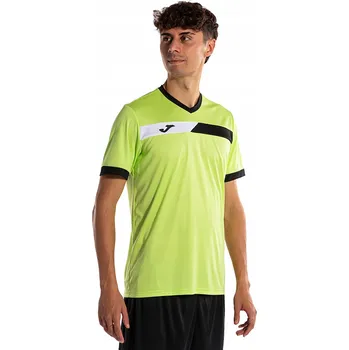 Pánské tričko Pánské tenisové tričko Joma Court lime/black S