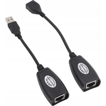Datový kabel USB 2.0 EXTENDER přes kroucenou dvoulinku RJ45 CAT5