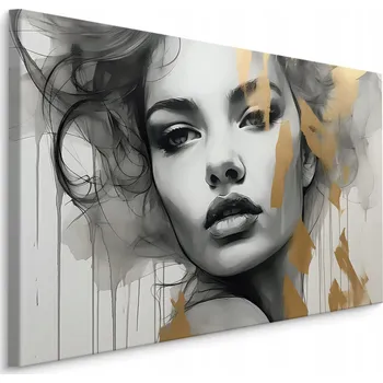 Obraz Obraz na zeď ABSTRAKTNÍ Portrét Ženy 90x60