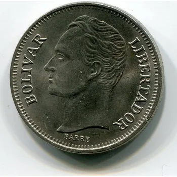 VENEZUELA. 1 bolivar 1989. Velký letopočet.