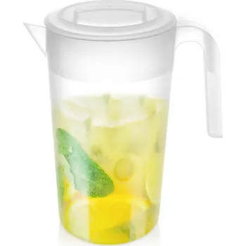 Džbán na nápoje, džus, limonádu s víkem, plastový 2,3 l