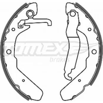 Brzdová čelist Sada brzdových čelistí TOMEX TX 20-48