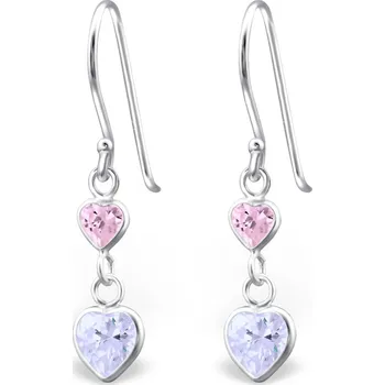 Náušnice Náušnice Srdce visací 925 1101