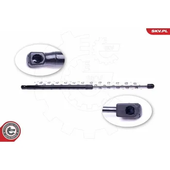 Příslušenství karosérie Plynová vzpěra (pneumatická pružina), zavazadlový prostor ESEN SKV 52SKV524