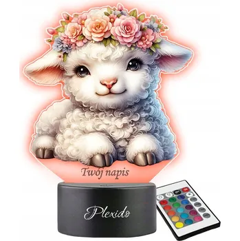 Lampička Plexido vícebarevná Noční lampa