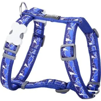 Postroj pro psa Postroj RD 20 mm x 45-66 cm - Lightning Dark Blue
