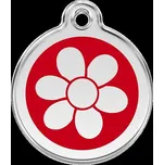 Známka Red Dingo Květina červená velikost známky M - 30 mm
