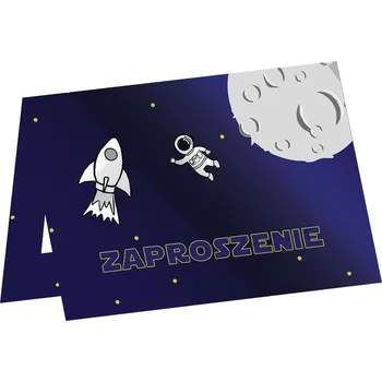 Pozvánka Narozeninové pozvánky Vesmír 6 Ks Narozeniny