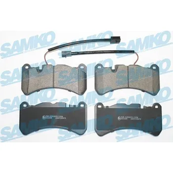 Brzdová destička Sada brzdových destiček, kotoučová brzda SAMKO 5SP2072