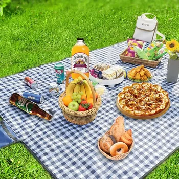Pikniková deka PIKNIKOVÁ DEKA 203 x 152 cm PODLOŽKA SHOPSENSE PIKNIKOVÁ DEKA 203 x 152cm PODLOŽKA PIKNIKOWA NA PIKNIK obdélníková 252 x 203 cm
