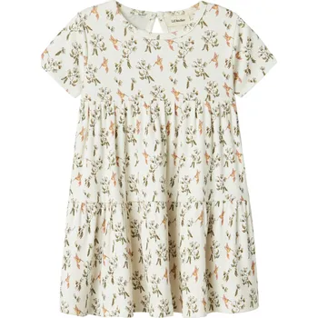 Dívčí šaty LIL' ATELIER DĚTSKÉ ŠATY LIL' ATELIER, LAVO ERI COCONUT MILK Velikost: 98