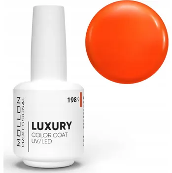 Přípravek na nehty 198. ZESTY POP - UV/LED hybridní gel lak LUXURY 8 ml MOLLON