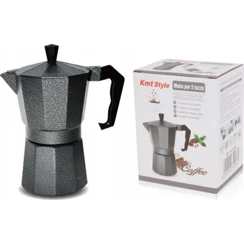 Moka konvice MOKA KONVICE PRO PŘÍPRAVU KÁVY NA PLYNOVÉM SPORÁKU, 3 ŠÁLKY