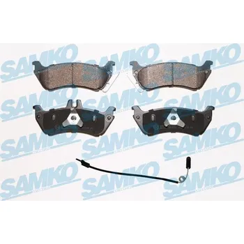 Brzdová destička Sada brzdových destiček, kotoučová brzda SAMKO 5SP1000A