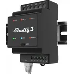 Shelly Pro 3 - spínací modul na DIN lištu, LAN, Wi-Fi, Bluetooth, 3x16A
