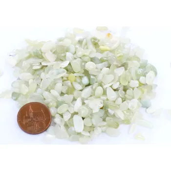 PourArt Tromlované kamínky Green Jadeit N7 5-10mm 100g