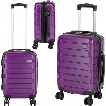 Kabinový kufr Black Horse Bentley 18" ABS fialový na kolečkách