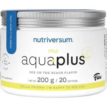 Kloubní výživa Nutriversum Aqua Plus nápoj s vitamínem C a vlákninou 200 g Příchuť: Sex On The Beach