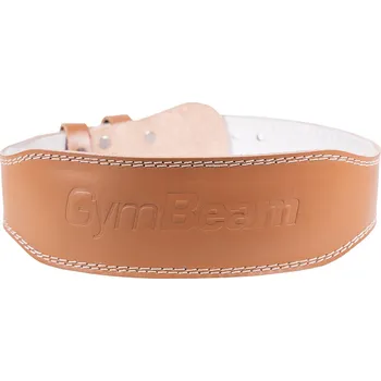 Opasek na cvičení GymBeam Fitness opasek celokožený brown S hnědá