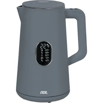 Rychlovarná konvice Elektrická konvice ADE ad-kg 2100-3 1800 W 1,5 l stříbrná/šedá