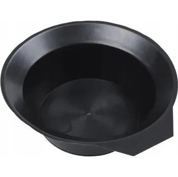 Malá černá miska na míchání barev