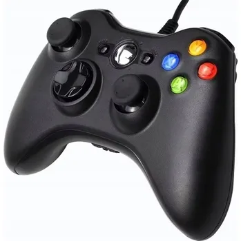 Gamepad You2K Drátový ovladač USB ovladač pro Xbox 360 a PC, černý