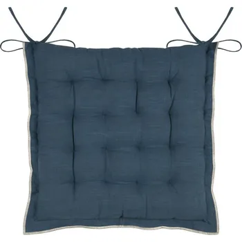 Podsedák STOF Sedák na židli s vázáním, HELIOS, 38 x 38 cm, modrý