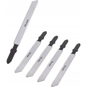 Pilový plátek PILOVÉ LISTY DO PŘÍMOČARÉ PILY UCHYCENÍ "T", kov/kov, délka řezu 50mm SADA 5ks