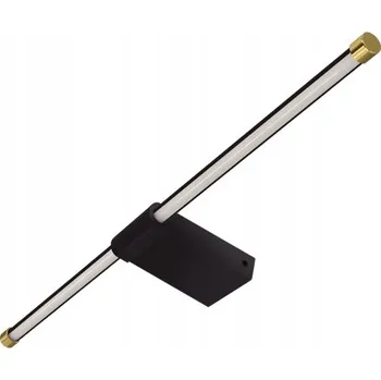 Nástěnné svítidlo KOUPELNOVÉ NÁSTĚNNÉ SVÍTIDLO LAMPA NAD ZRCADLO LED 14W ČERNÁ ZLATÉ DEKORACE IP44