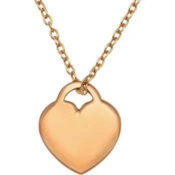 Náhrdelník Řetízek Srdce rose gold stříbro 925 1757