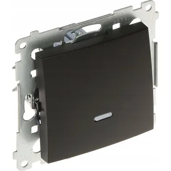 vypínač Jednopólový vypínač Klasik Kontakt Simon černý DW1AL.01/49