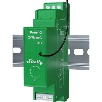 Centrální jednotka pro chytrou domácnost Shelly Wave Pro Dimmer 1PM - stmívací modul (Z-Wave)