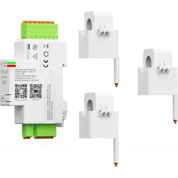 Centrální jednotka pro chytrou domácnost Nous D4Z Zigbee Smart Din Měřič Energie 120A