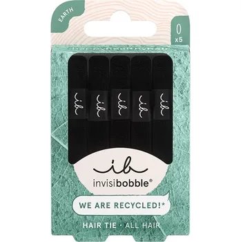 Invisibobble Hair Tie gumička do vlasů 5 ks black