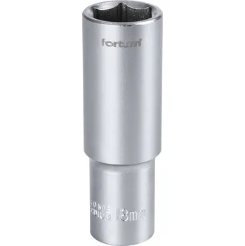 Hlavice nástrčná prodloužená 1/2", 18mm, L 77mm FORTUM