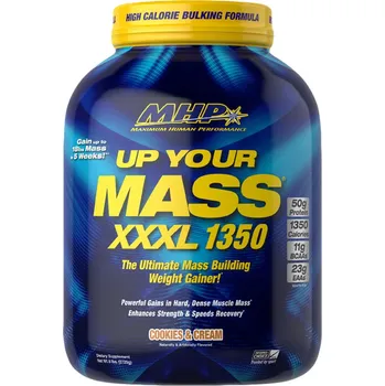 Fitness strava MHP Up Your Mass XXXL 1350 2720 g - přírůstek hmotnosti Příchuť: Čokoládové sušenky a krém
