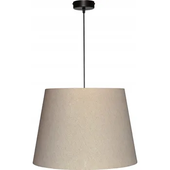 Závěsné svítidlo E27 Světle béžová + Zlaté částečky STÍNIDLO KUŽEL 34x44 v29 LATINA