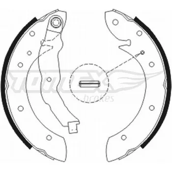 Brzdová čelist Sada brzdových čelistí TOMEX TX 20-79