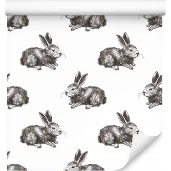 Fototapeta 10m TAPETA jemná do dětského pokoje králíčci