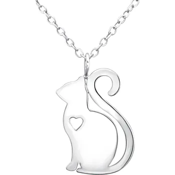 Náhrdelník Řetízek Kočička stříbro 925 2170