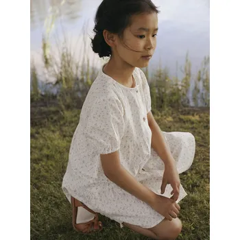 Dívčí šaty LIL' ATELIER DĚTSKÉ ŠATY LIL' ATELIER, HAILEY COCONUT MILK Velikost: 122